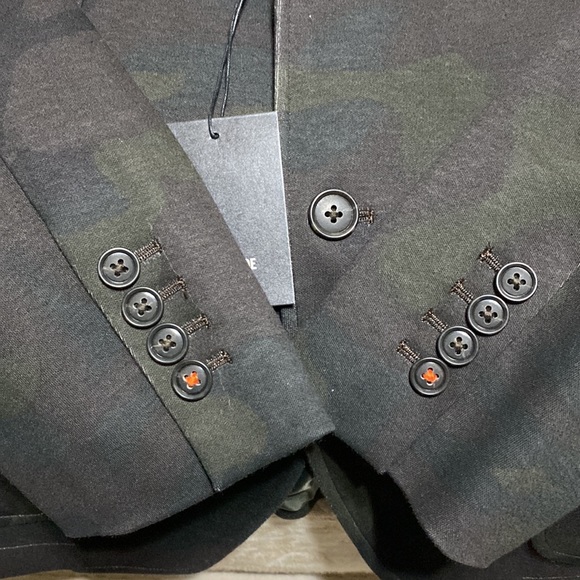 Jack Spade Camo Print Ponte Knit Sports Coat - Picture 6 of 12